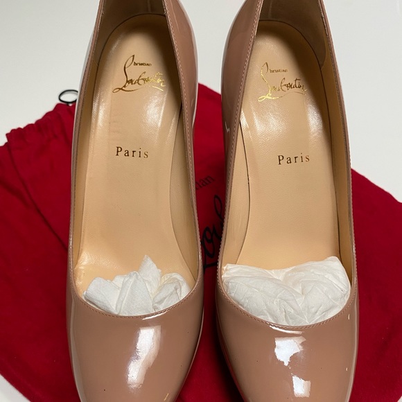 ✨Christian Louboutin Bianca 120 Nude Heels✨ - Picture 16 of 16